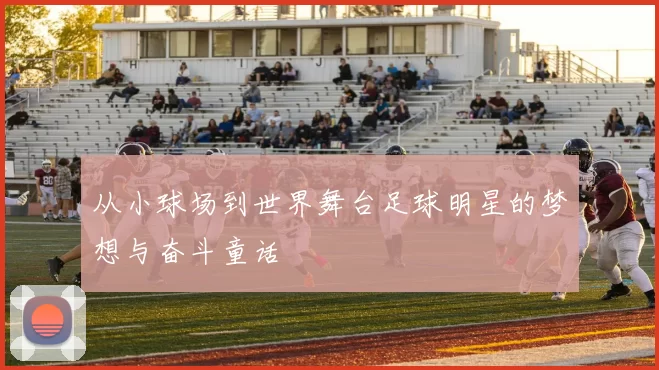 从小球场到世界舞台足球明星的梦想与奋斗童话